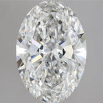 3.10ct Oval Lab Grown Diamond (Colour F, Clarity SI1, IGI Certified)