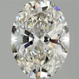 3.10ct Oval Lab Grown Diamond (Colour H, Clarity VS1, IGI Certified)