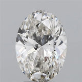3.10ct Oval Lab Grown Diamond (Colour H, Clarity VS2, IGI Certified)