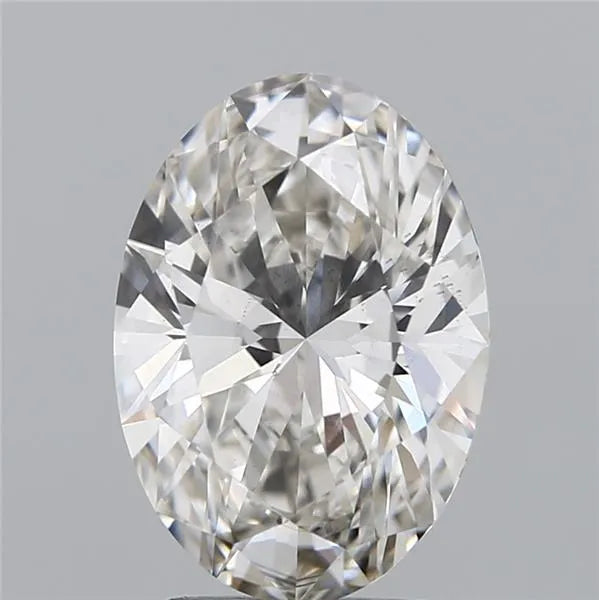 3.10ct Oval Lab Grown Diamond (Colour H, Clarity VS2, IGI Certified)