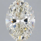 3.16ct Oval Lab Grown Diamond (Colour I, Clarity VVS2, IGI Certified)