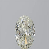 3.50ct Oval Natural Diamond (Colour J, Clarity SI1, HRD Certified)