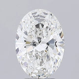 3.51ct Oval Lab Grown Diamond (Colour F, Clarity VVS2, IGI Certified)