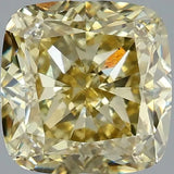 3.52ct Cushion modified Lab Grown Diamond (Colour Fancy Light Yellow, Clarity VS1, IGI Certified)