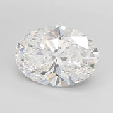 3.53ct Oval Lab Grown Diamond (Colour E, Clarity VVS2, IGI Certified)