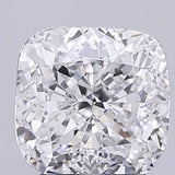 3.54ct Cushion modified Lab Grown Diamond (Colour F, Clarity VVS2, IGI Certified)