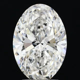 3.58ct Oval Lab Grown Diamond (Colour F, Clarity VVS2, IGI Certified)