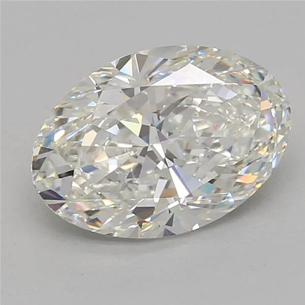 3.70ct Oval Natural Diamond (Colour H, Clarity VS1, GIA Certified)