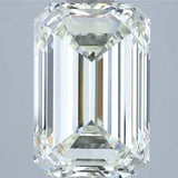 3.72ct Emerald Natural Diamond (Colour J, Clarity IF, Cut VG, IGI Certified)
