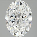 3.73ct Oval Lab Grown Diamond (Colour E, Clarity VVS2, IGI Certified)