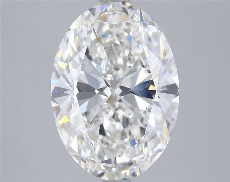 3.73ct Oval Lab Grown Diamond (Colour F, Clarity VVS2, IGI Certified)