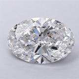 3.80ct Oval Lab Grown Diamond (Colour D, Clarity VS1, IGI Certified)