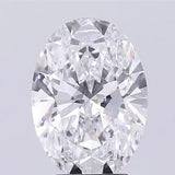 3.93ct Oval Lab Grown Diamond (Colour D, Clarity VVS2, IGI Certified)
