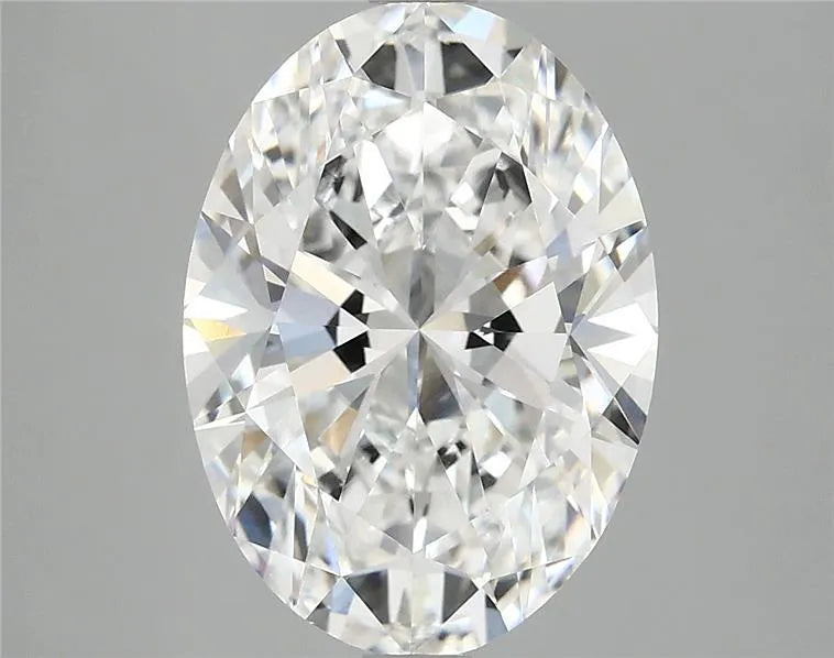 3.93ct Oval Lab Grown Diamond (Colour E, Clarity VVS2, IGI Certified)