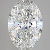 5.70ct Oval Lab Grown Diamond (Colour F, Clarity SI1, IGI Certified)