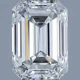 0.51ct Emerald Natural Diamond (Colour H, Clarity VVS2, Cut VG, IGI Certified)