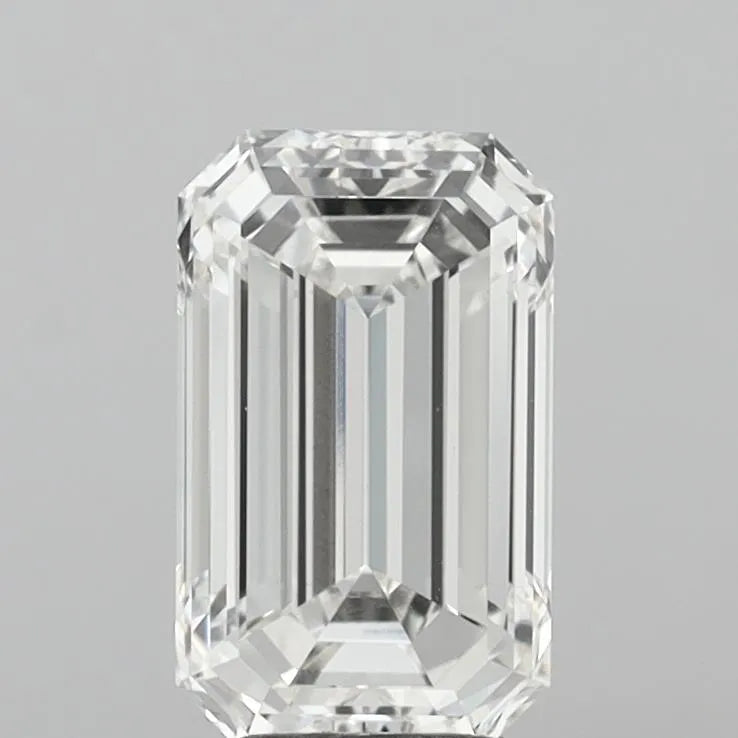 4.00ct Emerald Lab Grown Diamond (Colour F, Clarity VVS2, IGI Certified)