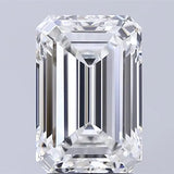 4.00ct Emerald Lab Grown Diamond (Colour F, Clarity VVS2, IGI Certified)