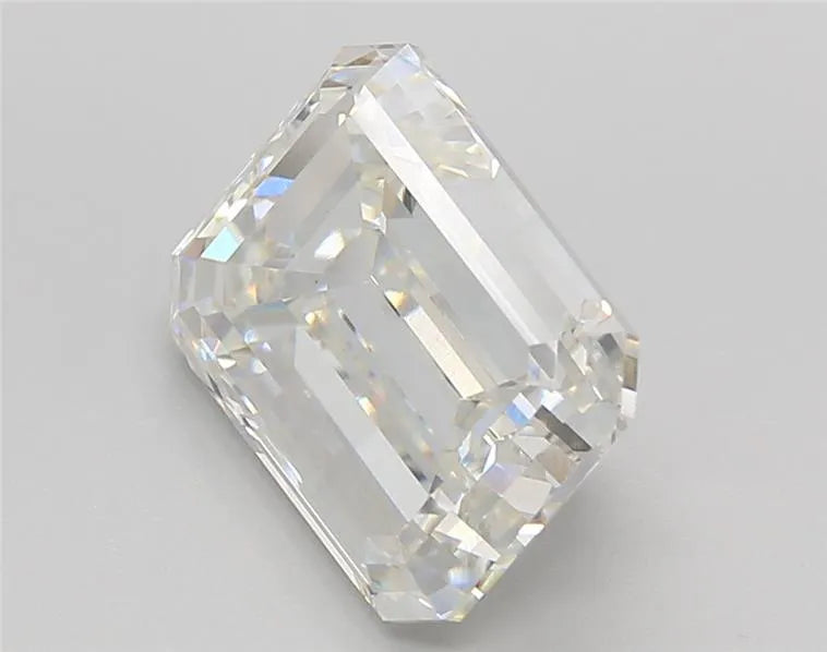 4.00ct Emerald Lab Grown Diamond (Colour H, Clarity VS1, Cut ID, Uncertified)