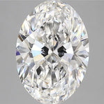 4.00ct Oval Lab Grown Diamond (Colour E, Clarity VS1, IGI Certified)