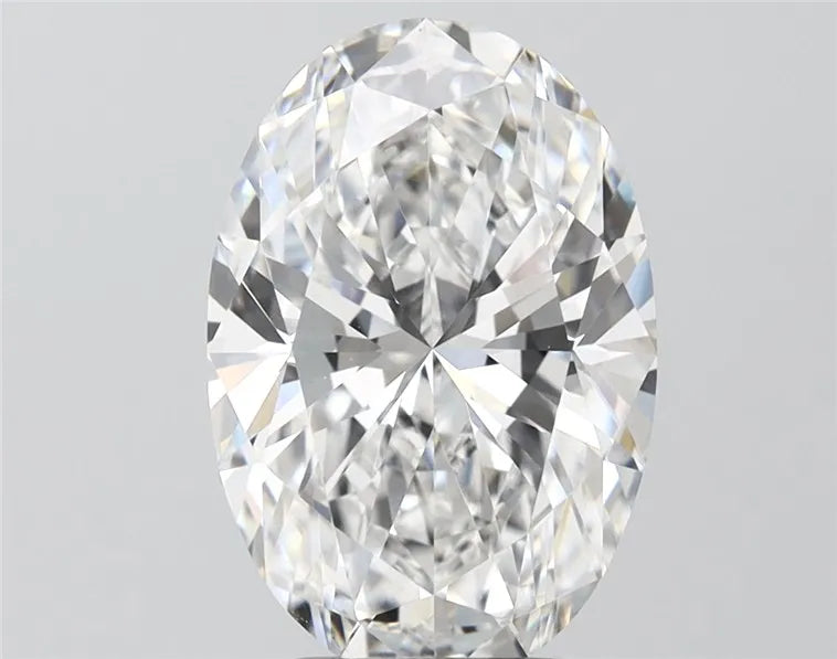 4.00ct Oval Lab Grown Diamond (Colour E, Clarity VS1, IGI Certified)