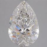 4.00ct Pear Lab Grown Diamond (Colour G, Clarity SI1, IGI Certified)