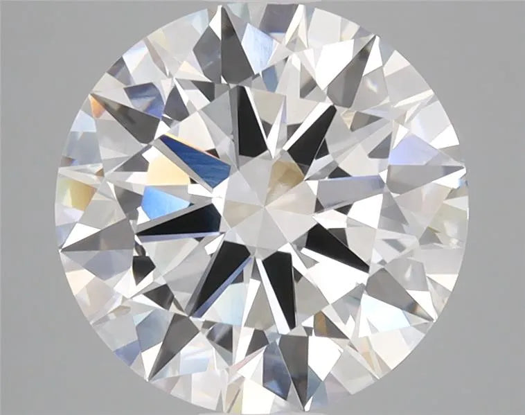 4.00ct Round Lab Grown Diamond (Colour D, Clarity VVS2, Cut EX, IGI Certified)