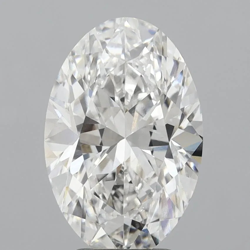 4.01ct Oval Lab Grown Diamond (Colour F, Clarity VVS2, IGI Certified)