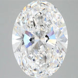 4.03ct Oval Lab Grown Diamond (Colour D, Clarity VVS1, IGI Certified)