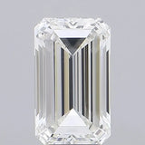 4.04ct Emerald Lab Grown Diamond (Colour G, Clarity VVS2, IGI Certified)
