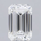 4.06ct Emerald Lab Grown Diamond (Colour F, Clarity VVS2, IGI Certified)