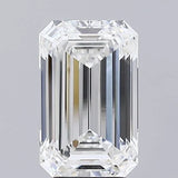 4.08ct Emerald Lab Grown Diamond (Colour F, Clarity VVS2, IGI Certified)