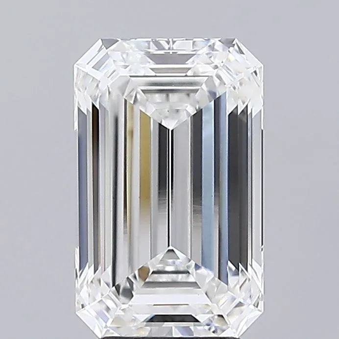 4.08ct Emerald Lab Grown Diamond (Colour F, Clarity VVS2, IGI Certified)