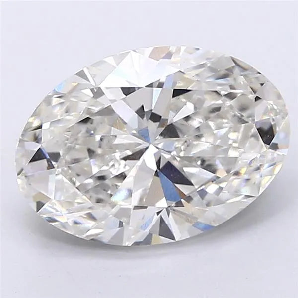 4.10ct Oval Lab Grown Diamond (Colour E, Clarity VS1, Uncertified)