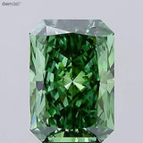 4.22ct Radiant Lab Grown Diamond (Colour Fancy Vivid Green, Clarity VVS2, IGI Certified)