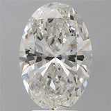 4.58ct Oval Lab Grown Diamond (Colour G, Clarity VVS2, IGI Certified)
