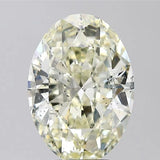 4.71ct Oval Natural Diamond (Colour K, Clarity SI1, Cut VG, IGI Certified)