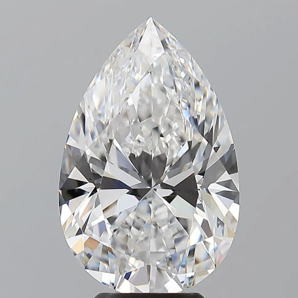 5.02ct Pear Natural Diamond (Colour D, Clarity VS1, Cut GD, GIA Certified)