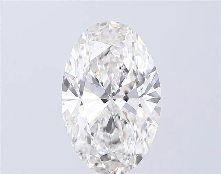 5.04ct Oval Lab Grown Diamond (Colour E, Clarity VVS2, IGI Certified)