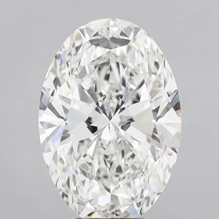 5.53ct Oval Lab Grown Diamond (Colour F, Clarity VS1, IGI Certified)