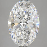 5.59ct Oval Lab Grown Diamond (Colour D, Clarity VVS1, IGI Certified)