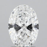 1.20ct Oval Lab Grown Diamond (Colour D, Clarity VVS2, IGI Certified)