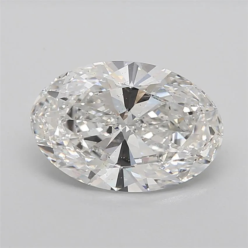 6.02ct Oval Lab Grown Diamond (Colour F, Clarity SI1, IGI Certified)