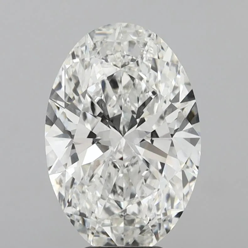 6.02ct Oval Lab Grown Diamond (Colour F, Clarity VVS2, IGI Certified)