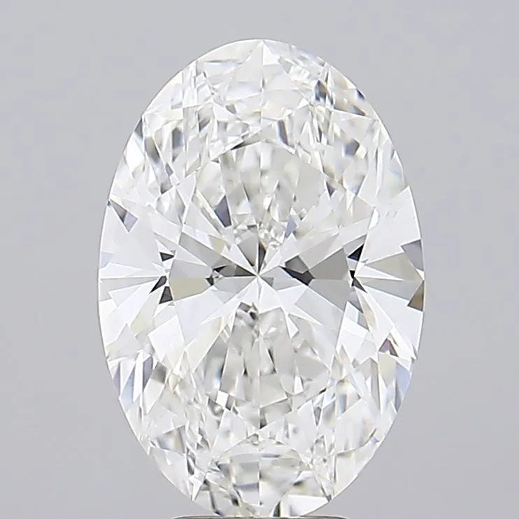 6.08ct Oval Lab Grown Diamond (Colour F, Clarity VVS1, IGI Certified)