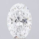 6.74ct Oval Lab Grown Diamond (Colour D, Clarity FL, Cut EX, GIA Certified)
