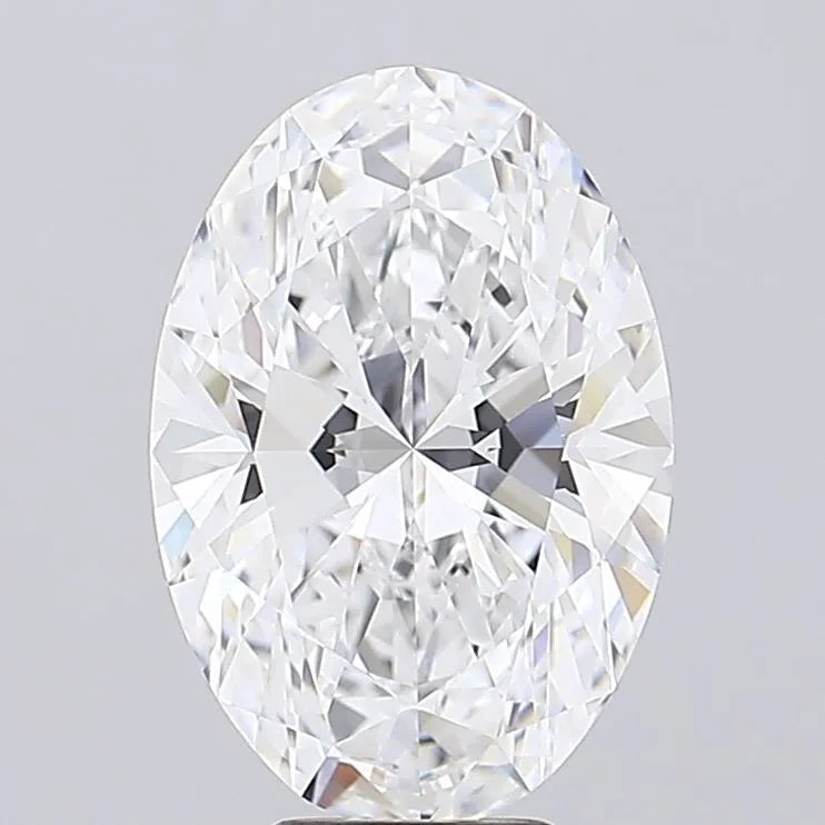 6.74ct Oval Lab Grown Diamond (Colour D, Clarity FL, Cut EX, GIA Certified)