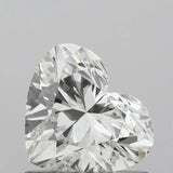 0.80ct Heart Lab Grown Diamond (Colour G, Clarity SI1, IGI Certified)