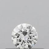 0.21ct Round Lab Grown Diamond (Colour E, Clarity VS1, Cut VG, IGI Certified)