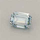 0.50ct Emerald Lab Grown Diamond (Colour Fancy Vivid Blue, Clarity VS1, IGI Certified)